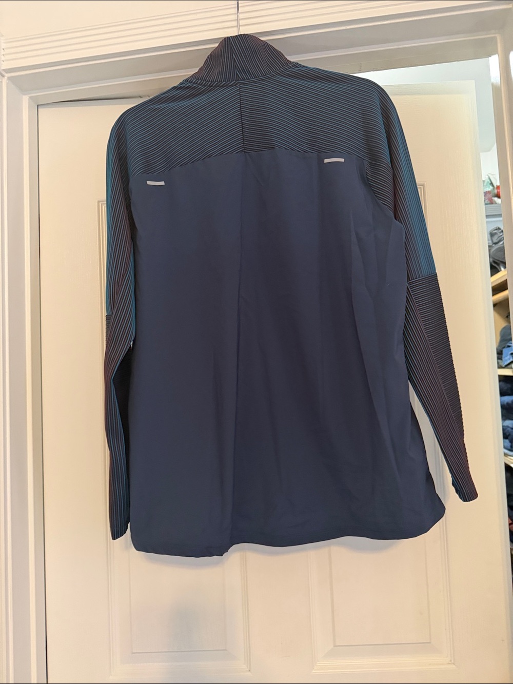 Nike Element Future Fast Hybrid Full Zip Running Jacket Navy Blue Medium - Picture 2 of 3
